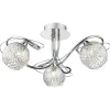 Rehan 3 Light Ceiling Light Polished Chrome