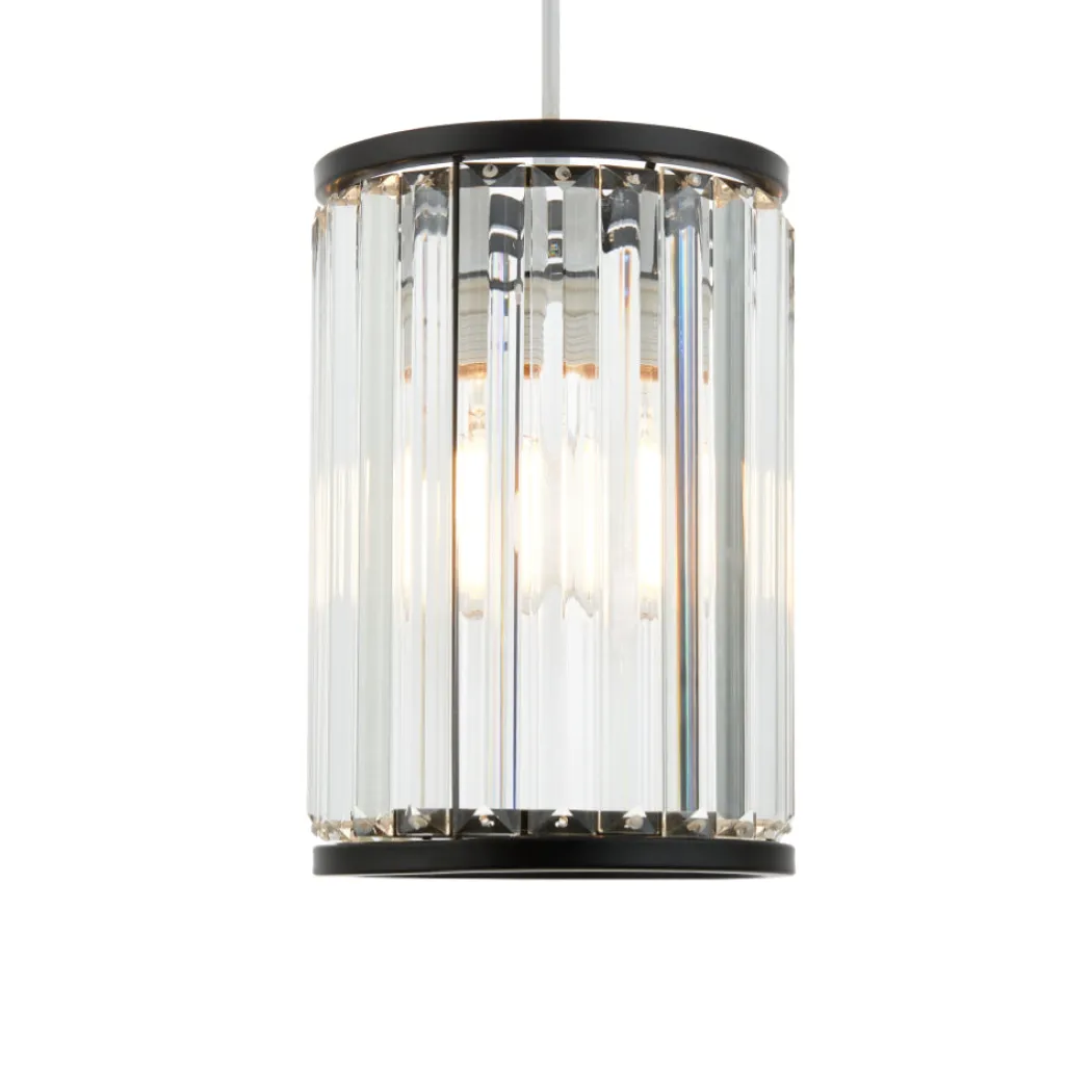 Resto Matte Black Narrow Easy-Fit Pendant