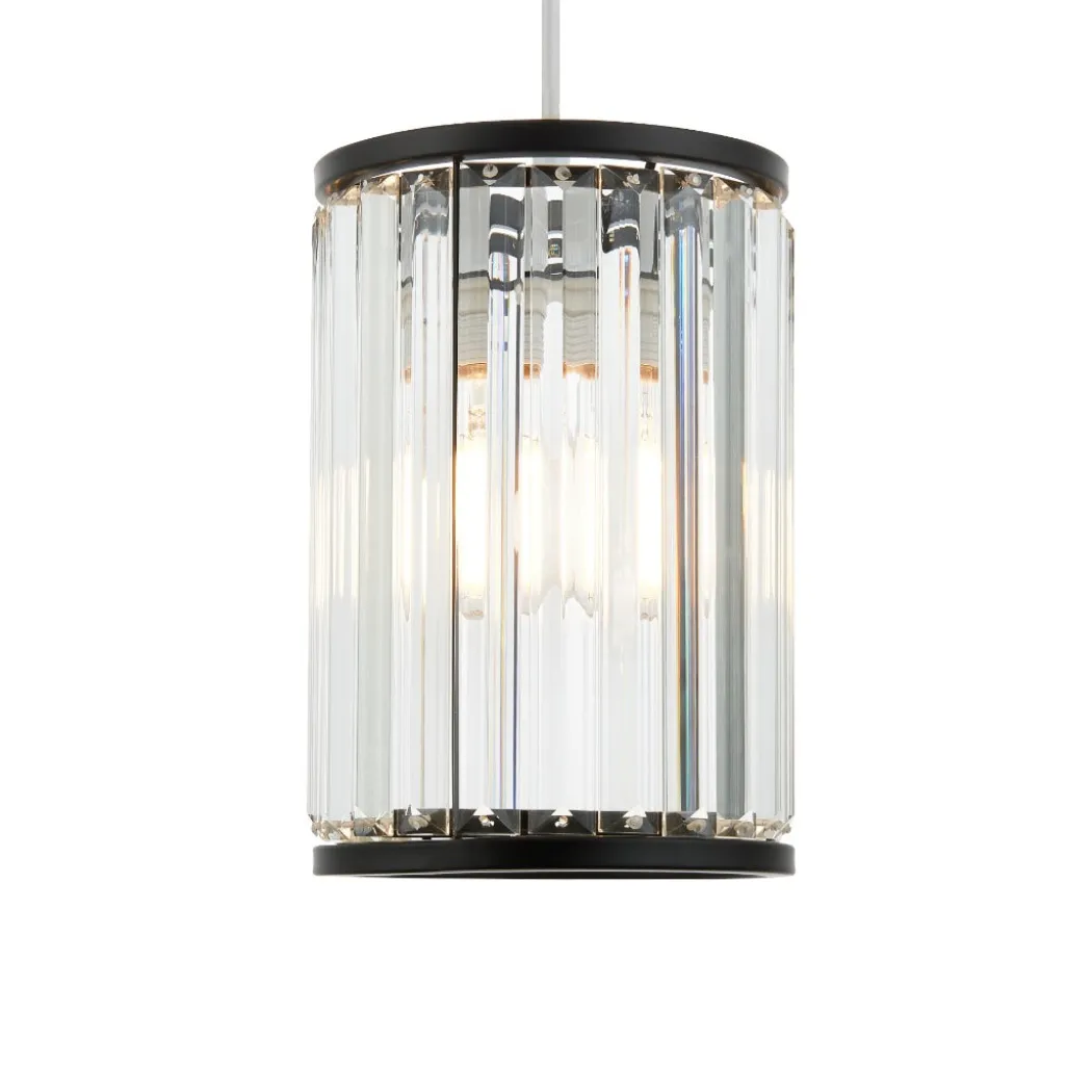 Resto Matte Black Narrow Easy-Fit Pendant