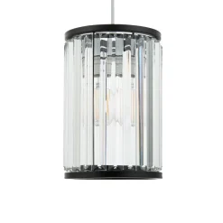 Resto Matte Black Narrow Easy-Fit Pendant