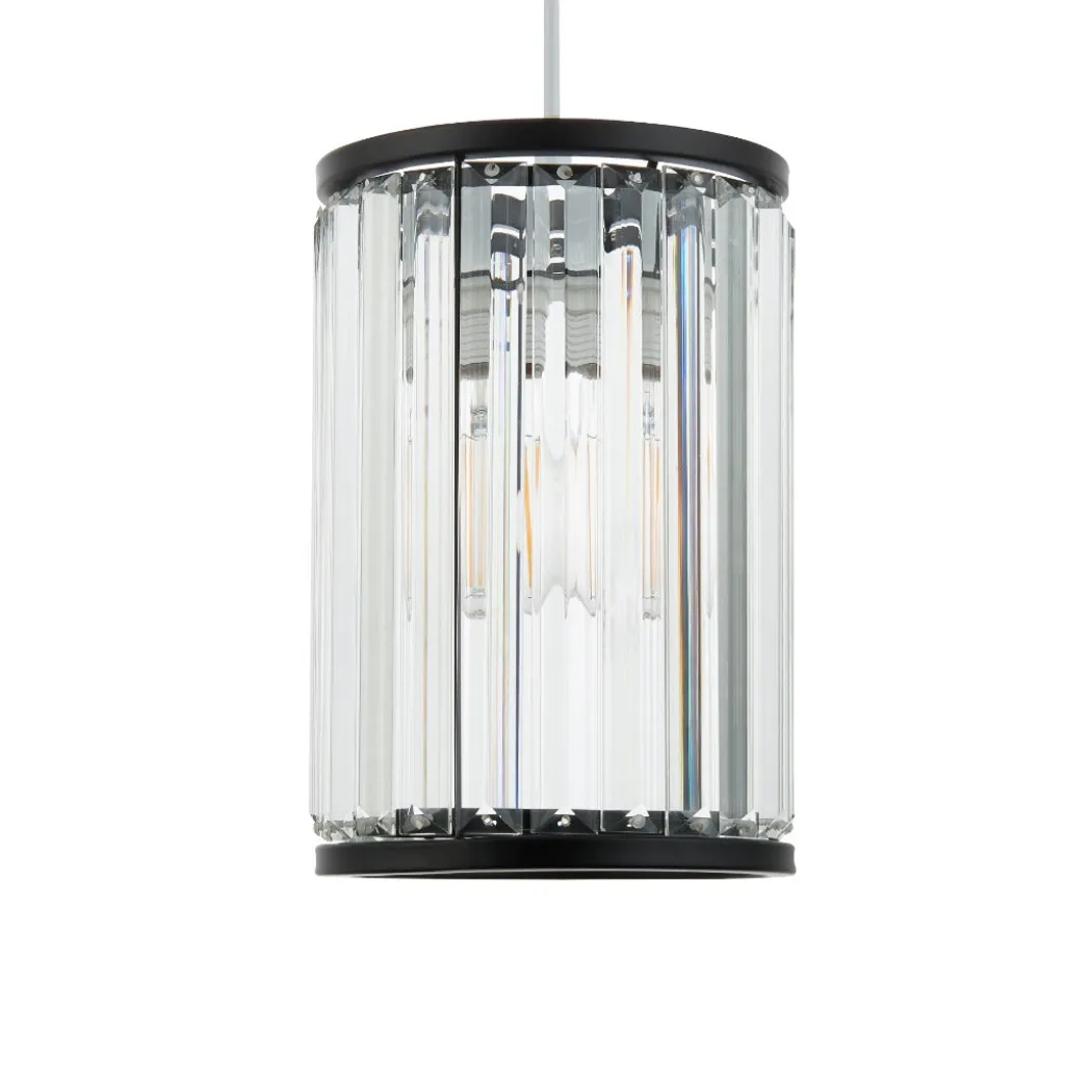 Resto Matte Black Narrow Easy-Fit Pendant