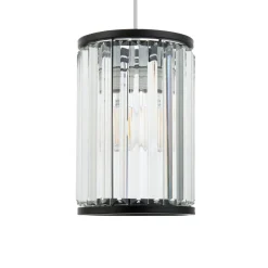 Resto Matte Black Narrow Easy-Fit Pendant