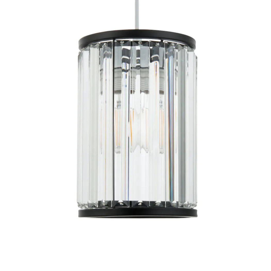 Resto Matte Black Narrow Easy-Fit Pendant