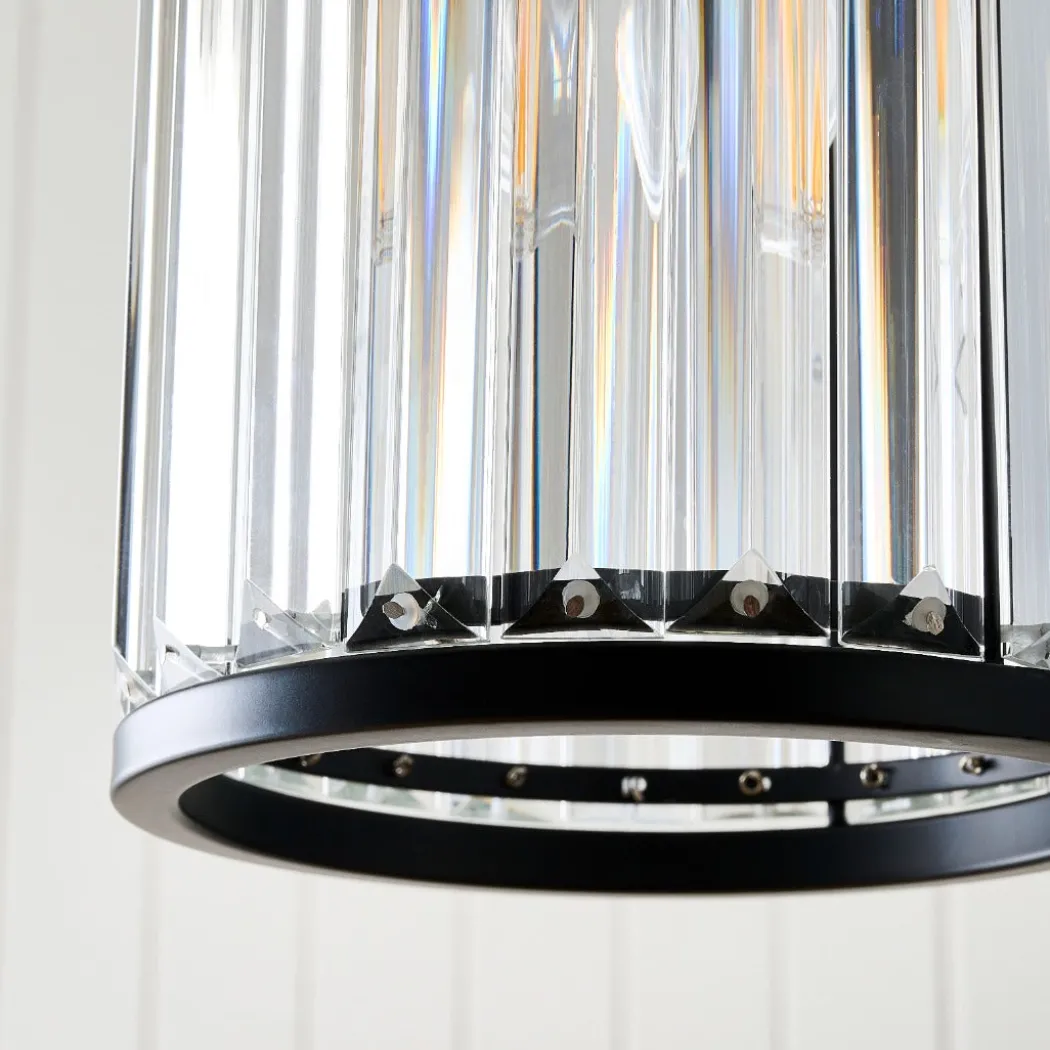 Resto Matte Black Narrow Easy-Fit Pendant
