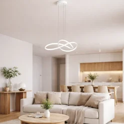 Riaza White LED Pendant Ceiling Light