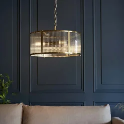 Ridgeton 3-Light Antique Brass Ceiling Light