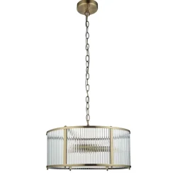 Ridgeton 3-Light Antique Brass Ceiling Light