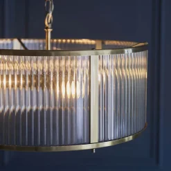 Ridgeton 3-Light Antique Brass Ceiling Light