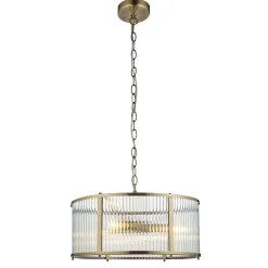 Ridgeton 3-Light Antique Brass Ceiling Light