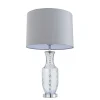 Rigl Twist Grey Glass Table Lamp