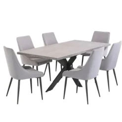 Rimini Light Grey Dining Chair