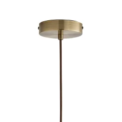 Riva Antique Brass Single Pendant