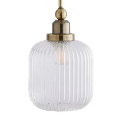 Riva Antique Brass Single Pendant