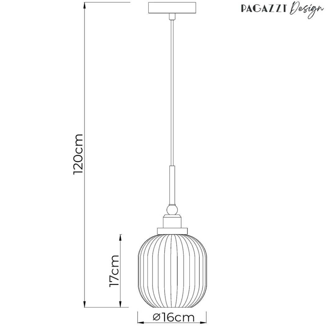 Riva Antique Brass Single Pendant