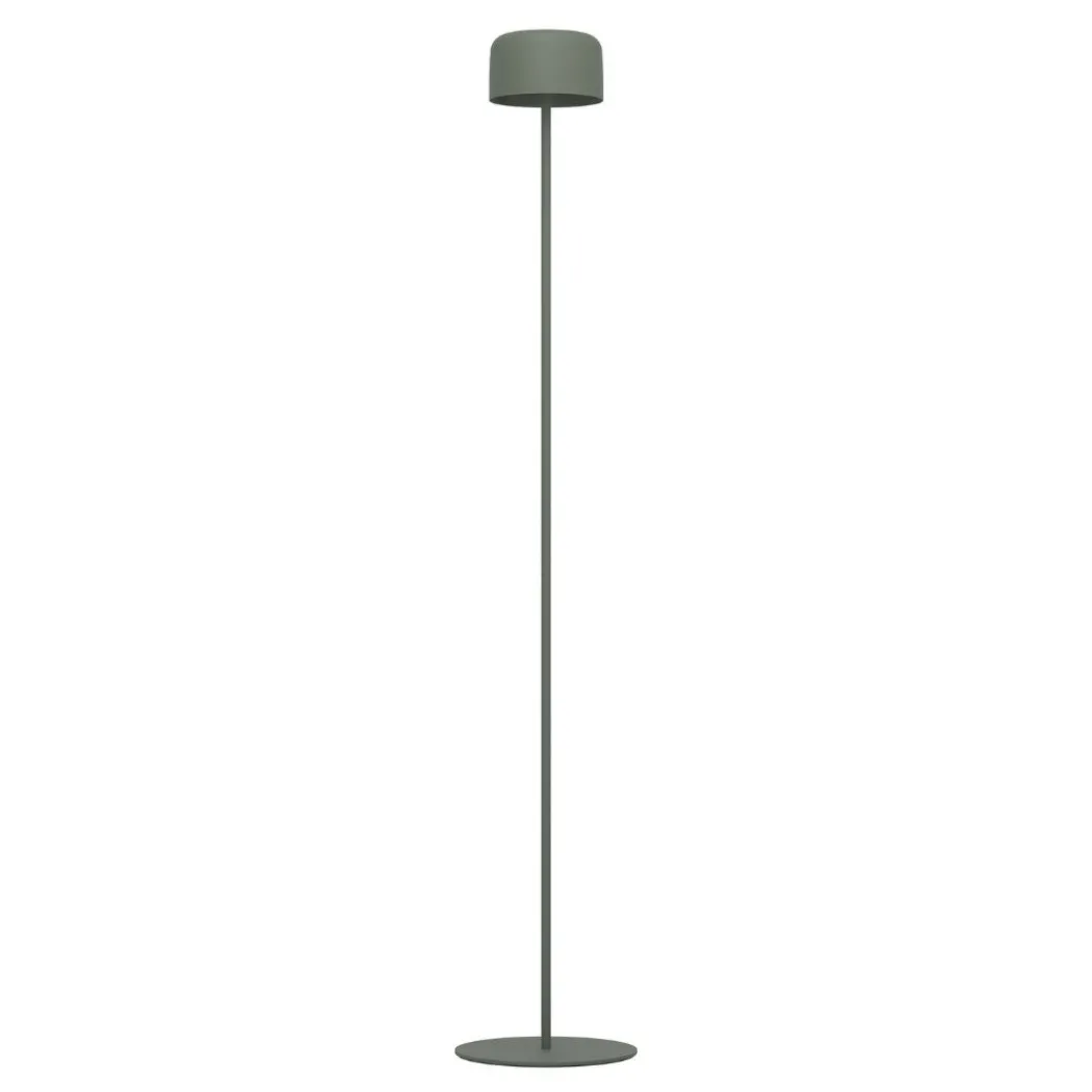 Roccanova Green Solar LED Rechargeable Touch Floor Lamp