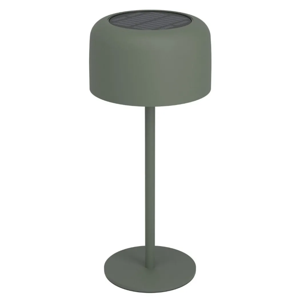 Roccanova Green Solar LED Rechargeable Touch Table Lamp