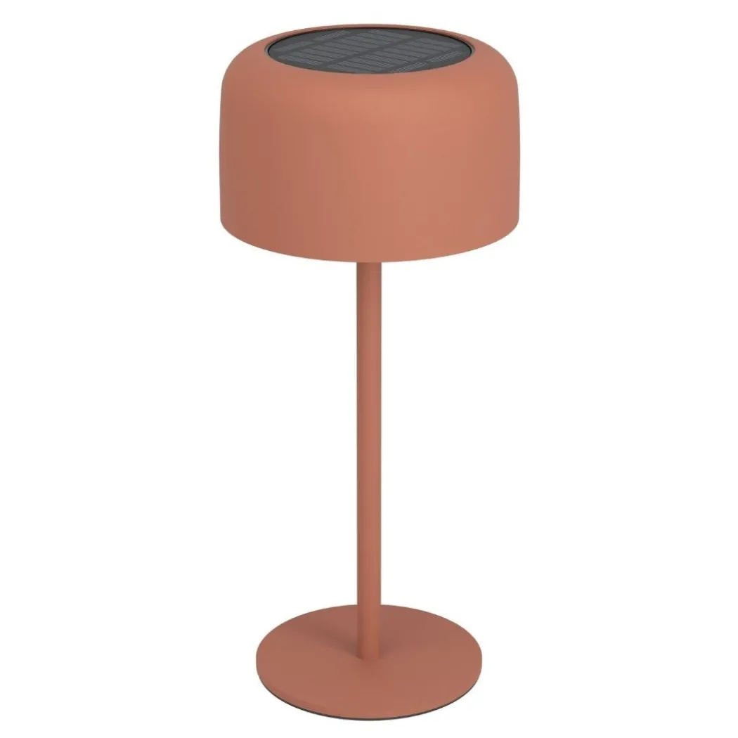 Roccanova Orange Solar LED Rechargeable Touch Table Lamp