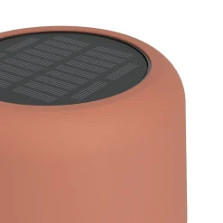 Roccanova Orange Solar LED Rechargeable Touch Floor Lamp