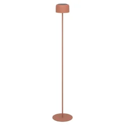 Roccanova Orange Solar LED Rechargeable Touch Floor Lamp