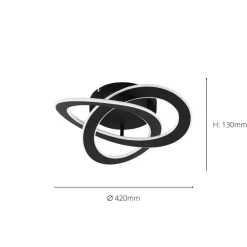 Rolimare Cool While LED Flush Ceiling Light
