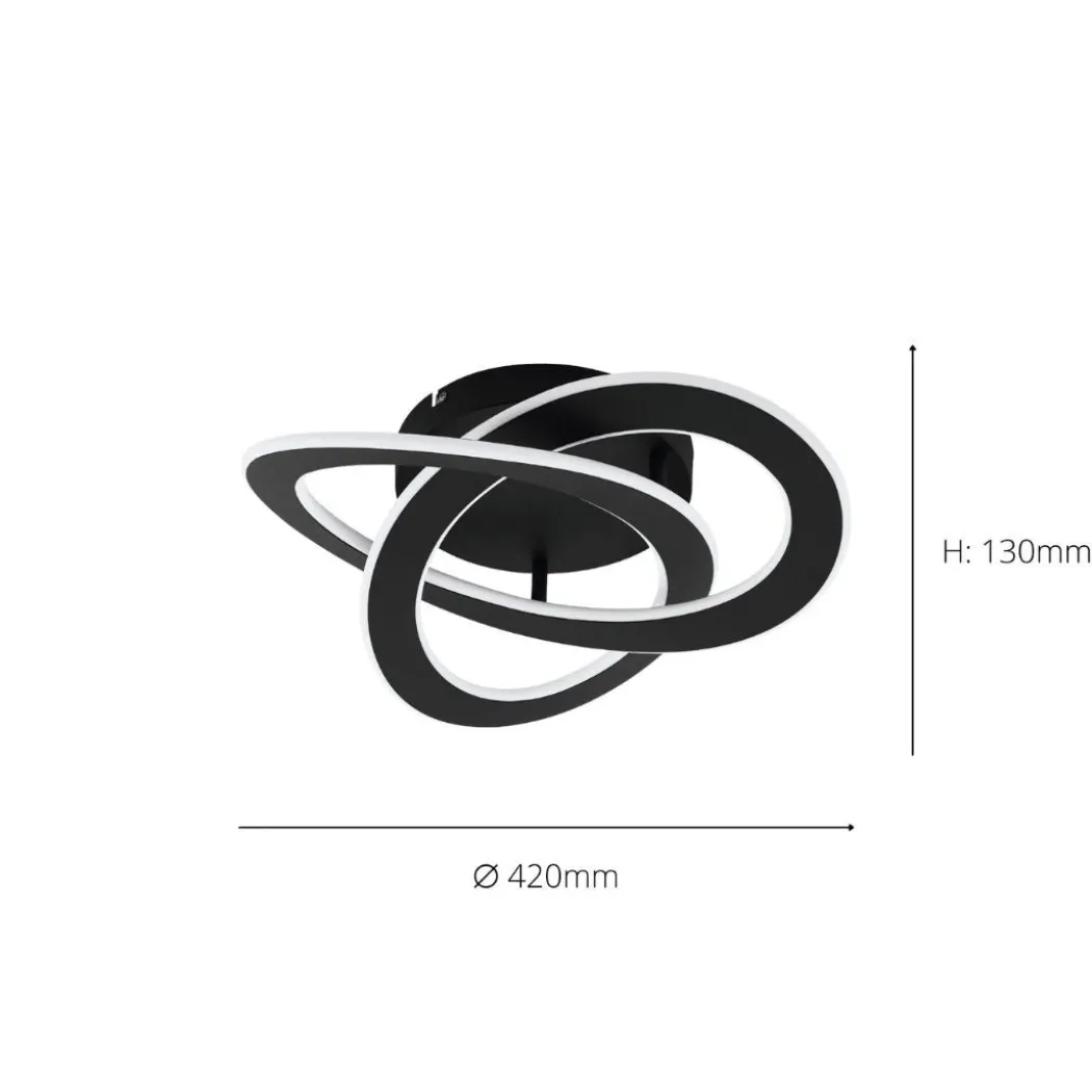Rolimare Cool While LED Flush Ceiling Light