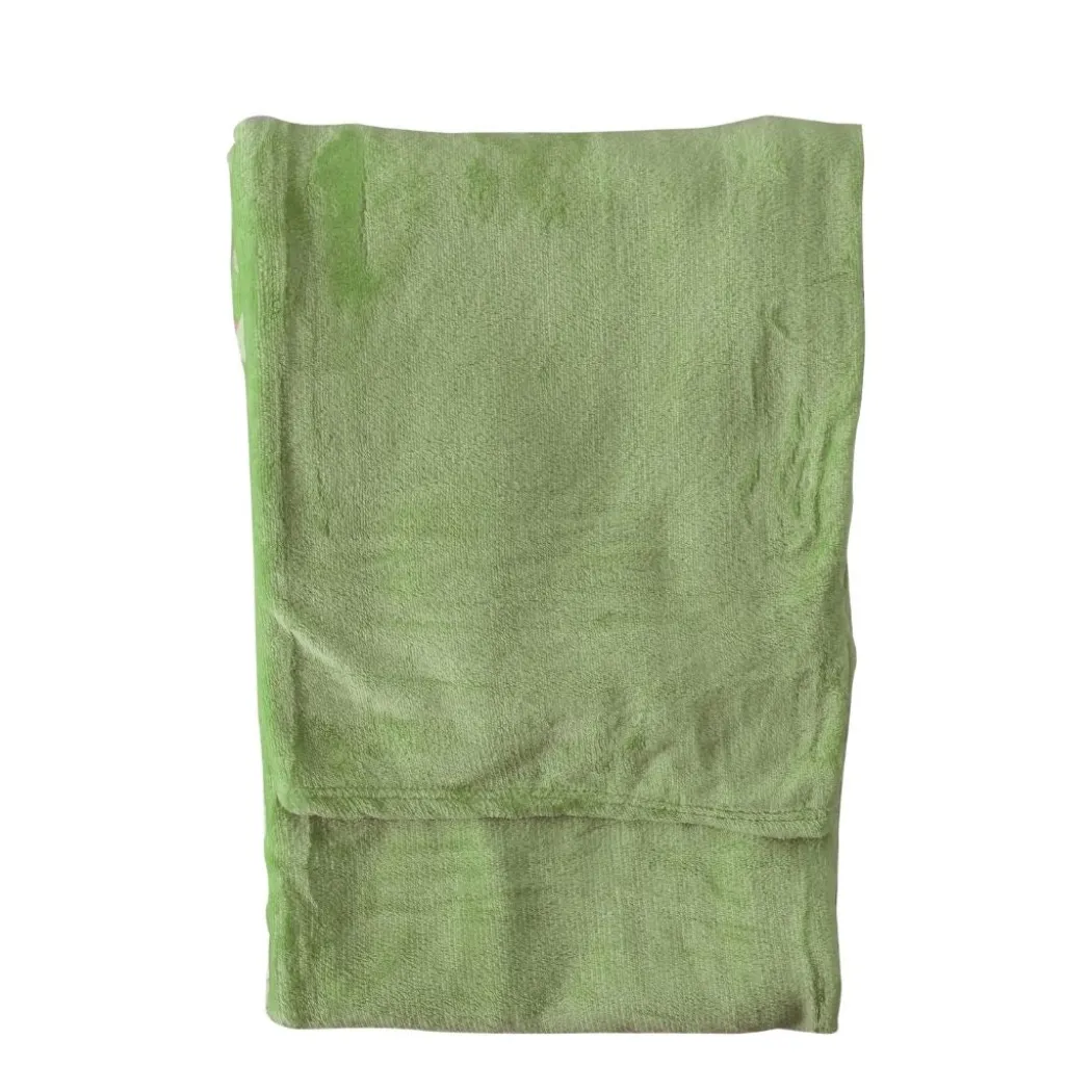 Rolled Flannel Fleece Pale Green