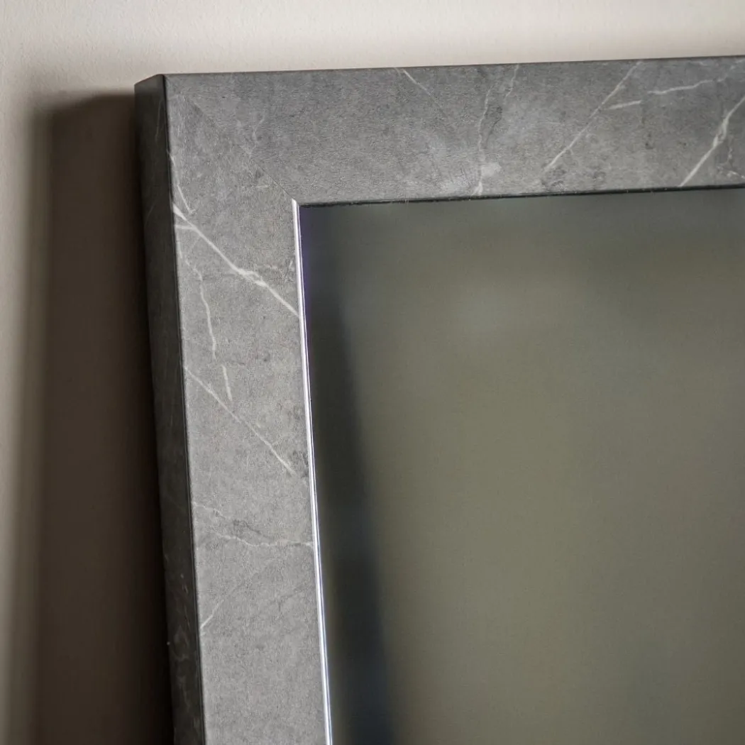 Romano Marbled Grey Mirror