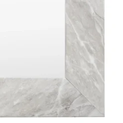 Romano White Marbled Mirror