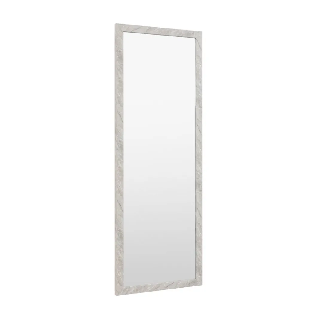 Romano White Marbled Mirror