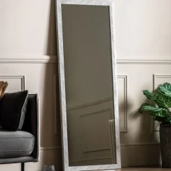 Romano White Marbled Mirror