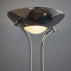 Rome Mother & Child Black Chrome Floor Lamp
