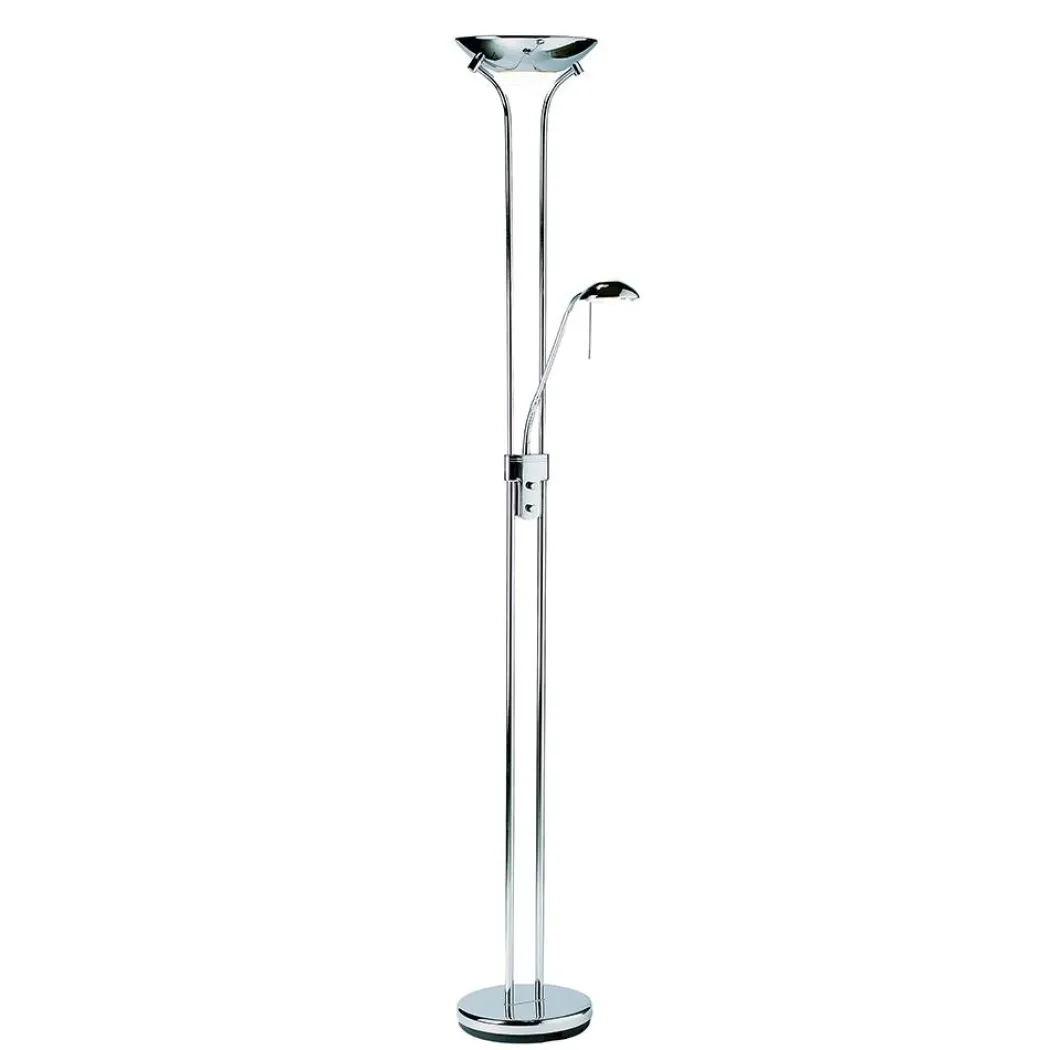 Rome Mother & Child Floor Lamp Polished Chrome