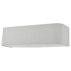 Ronda 2 Light Faux Silk Ivory Wall Light