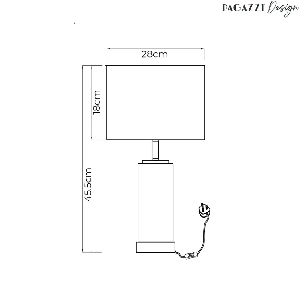 Rosalind Off White Table Lamp