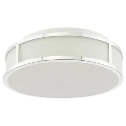 Royce 2-Light Polished Chrome IP44 Flush Ceiling Light