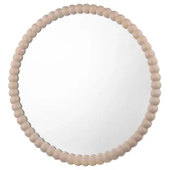 Ruan Round Mirror Cream