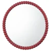Ruan Round Mirror Red
