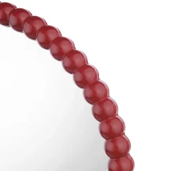 Ruan Round Mirror Red