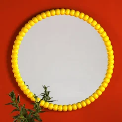 Ruan Round Mirror Yellow