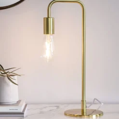 Rubens 45cm Table Lamp Satin Gold