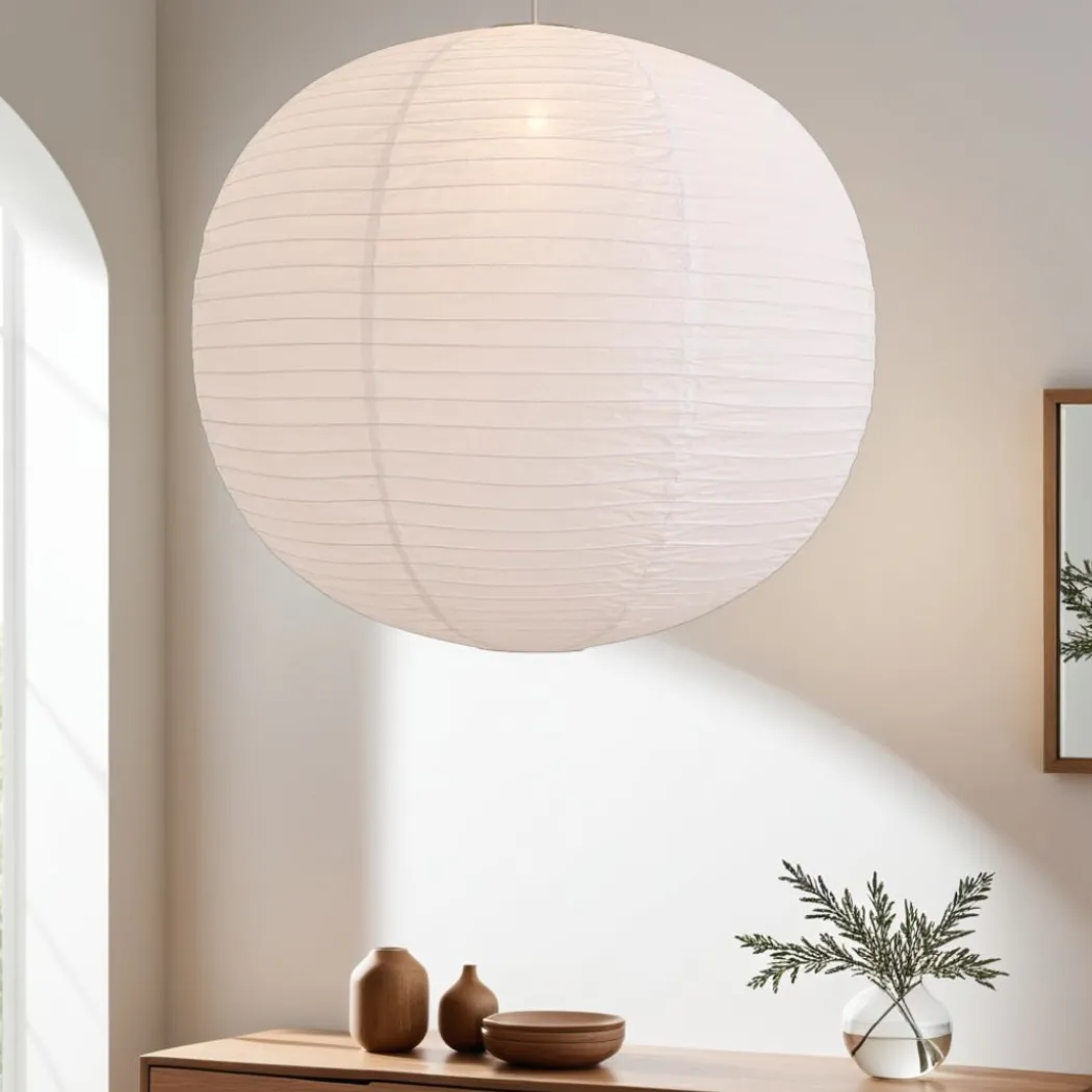 Rufus 100 Cm Paper Ball White Shade