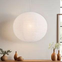 Rufus 60Cm Paper Ball White Shade