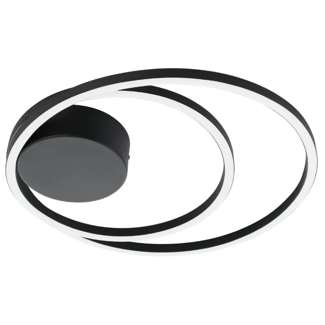 Ruotale Black LED Flush Ceiling Light