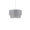 Rute Grey & Silver Pendant Shade
