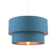 Rute Teal & Copper Pendant Shade