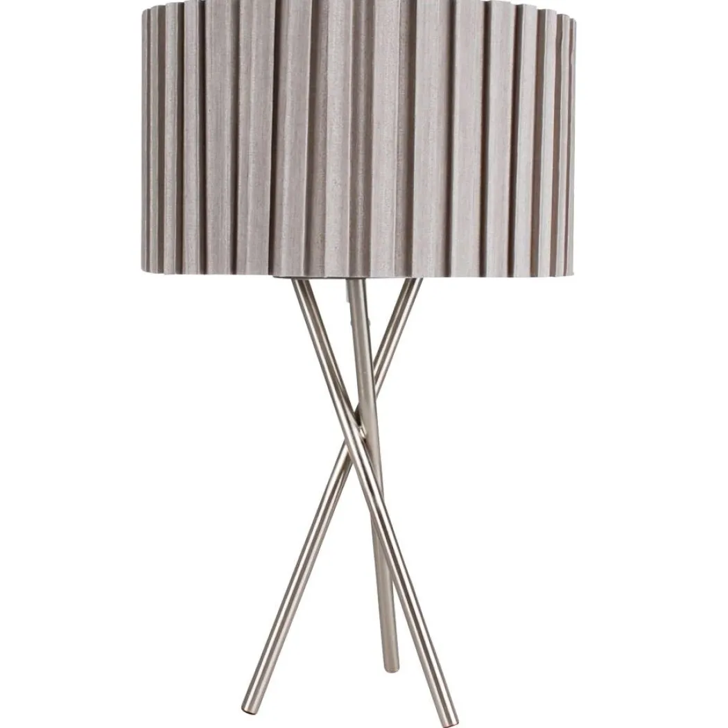 Sabella 43cm Table Lamp Satin Nickel