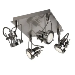 Sage Satin Nickel 4 Light Ceiling Spotlight Plate
