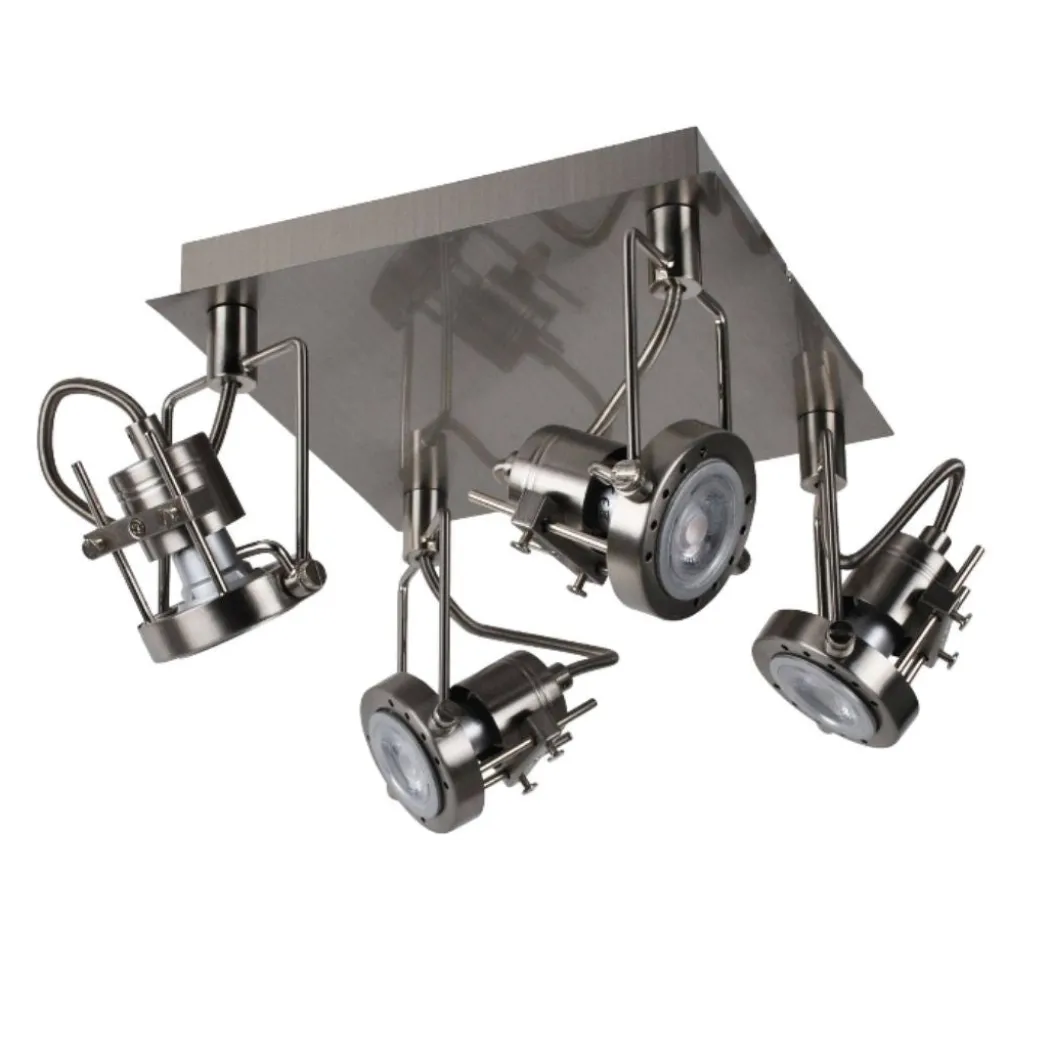 Sage Satin Nickel 4 Light Ceiling Spotlight Plate