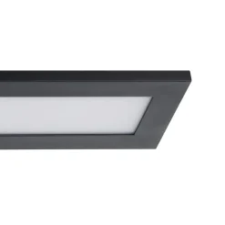 Salobrena 1 Black LED Flush Ceiling Light