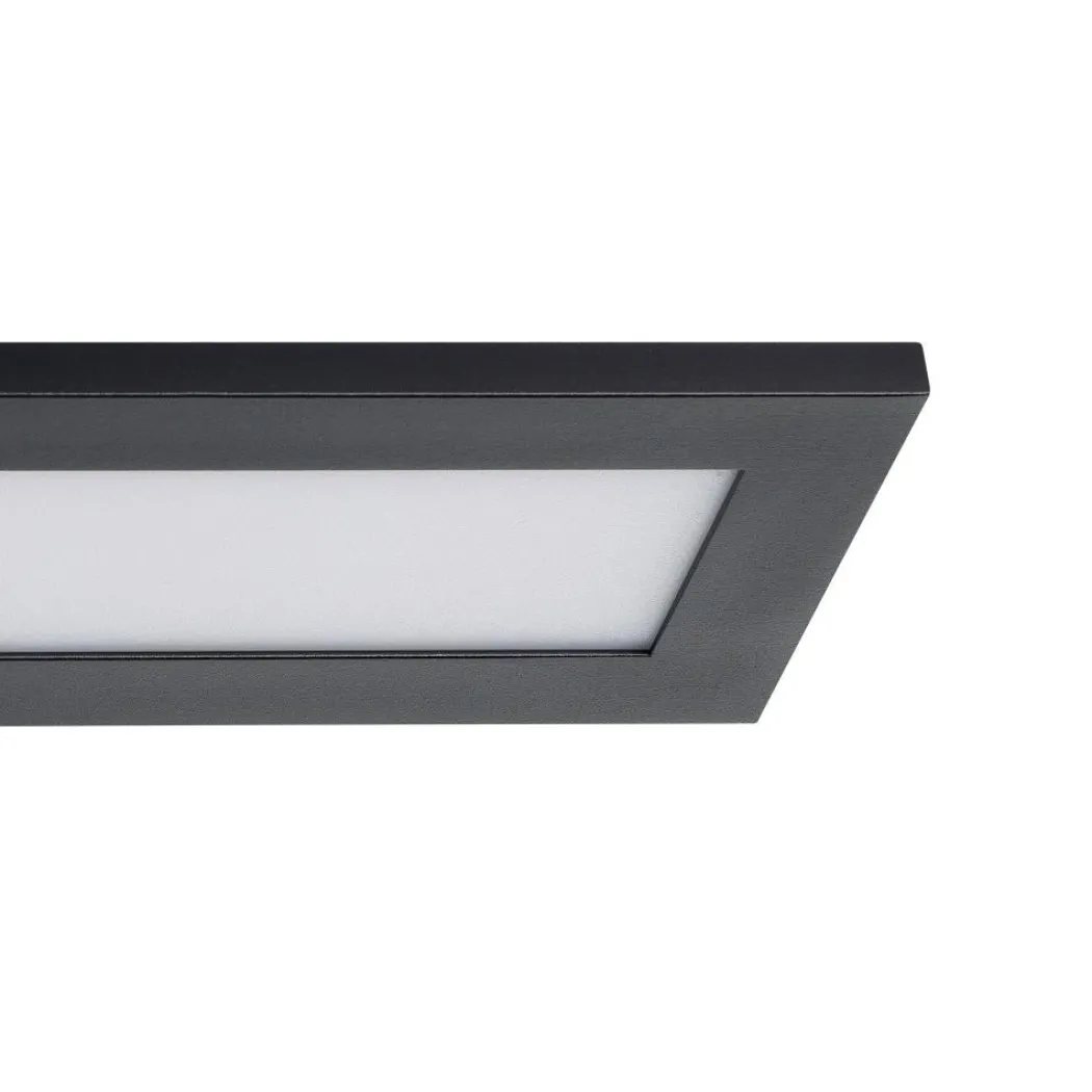 Salobrena 1 Black LED Flush Ceiling Light